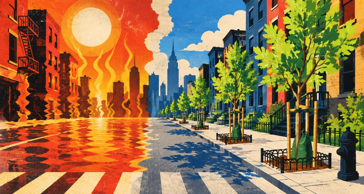 NEW YORK CITY PLANTED 18,261 TREES. IT STARTED WITH THE HOTTEST BLOCKS.